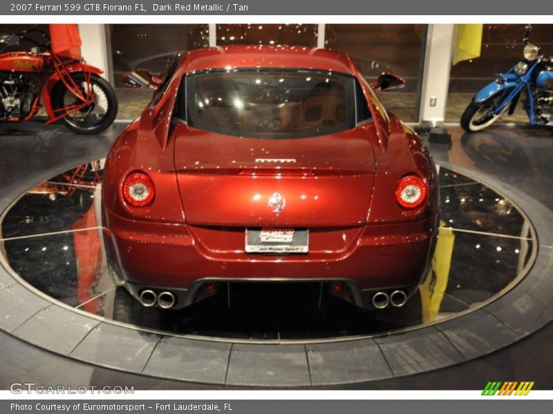 Dark Red Metallic / Tan 2007 Ferrari 599 GTB Fiorano F1