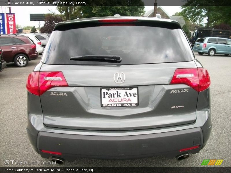 Nimbus Gray Metallic / Ebony 2007 Acura MDX