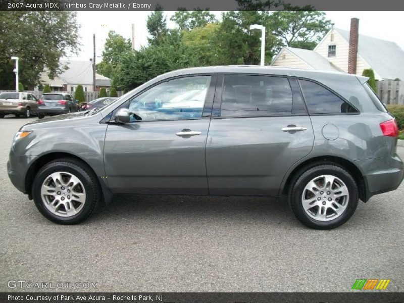 Nimbus Gray Metallic / Ebony 2007 Acura MDX