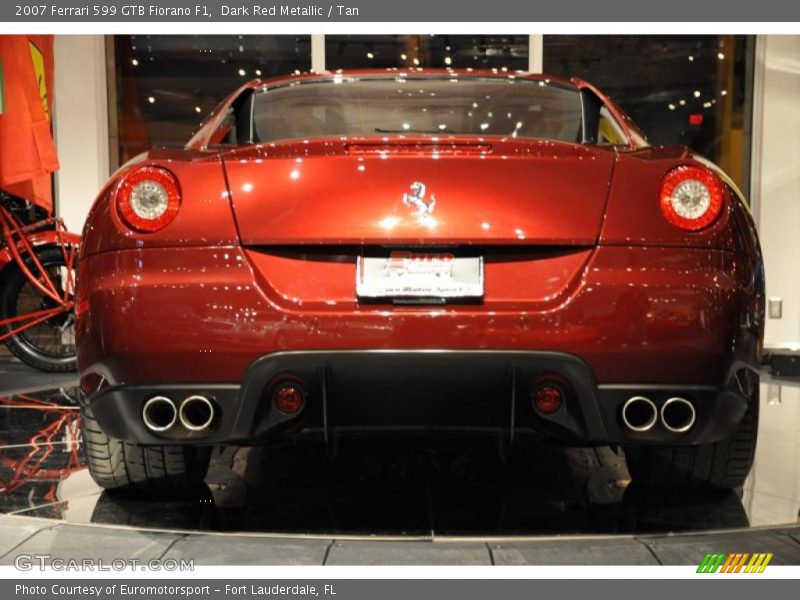 Dark Red Metallic / Tan 2007 Ferrari 599 GTB Fiorano F1