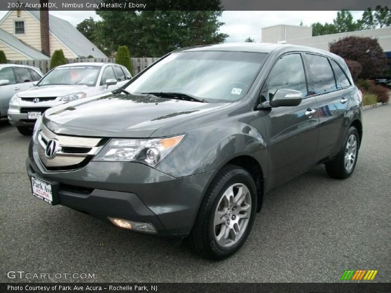 Nimbus Gray Metallic / Ebony 2007 Acura MDX