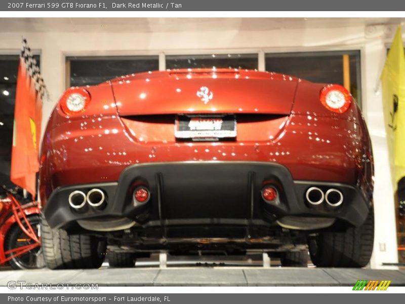 Dark Red Metallic / Tan 2007 Ferrari 599 GTB Fiorano F1