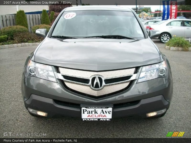 Nimbus Gray Metallic / Ebony 2007 Acura MDX