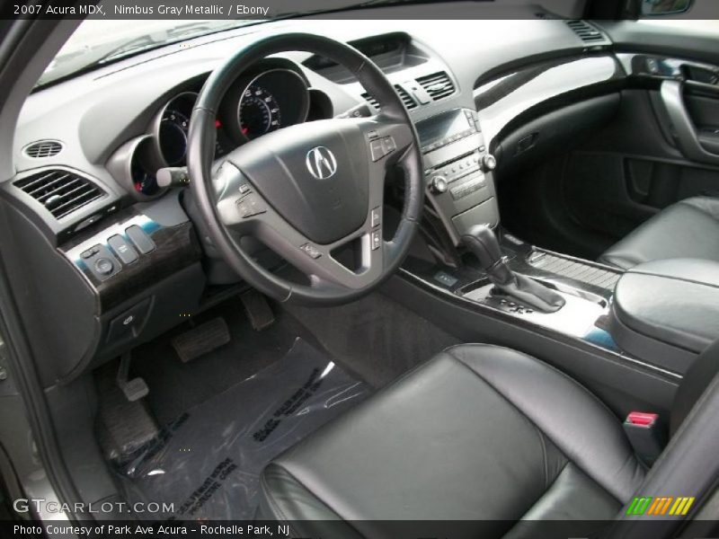 Nimbus Gray Metallic / Ebony 2007 Acura MDX