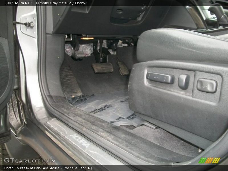 Nimbus Gray Metallic / Ebony 2007 Acura MDX