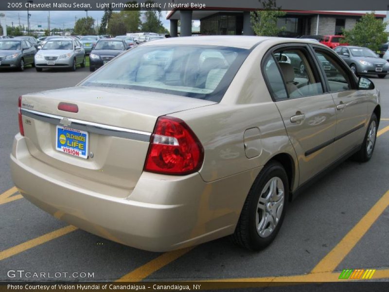 Light Driftwood Metallic / Neutral Beige 2005 Chevrolet Malibu Sedan