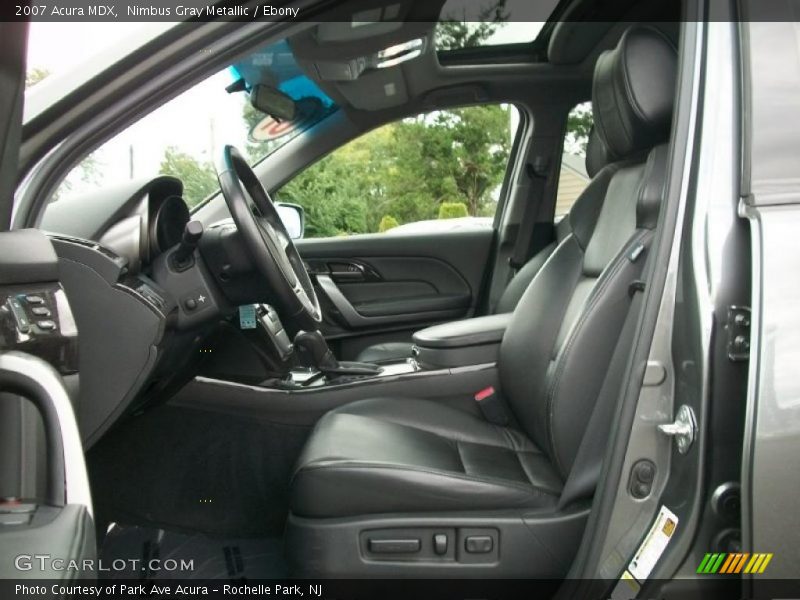 Nimbus Gray Metallic / Ebony 2007 Acura MDX