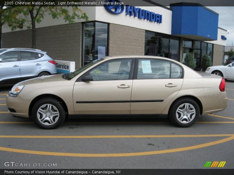 Light Driftwood Metallic / Neutral Beige 2005 Chevrolet Malibu Sedan