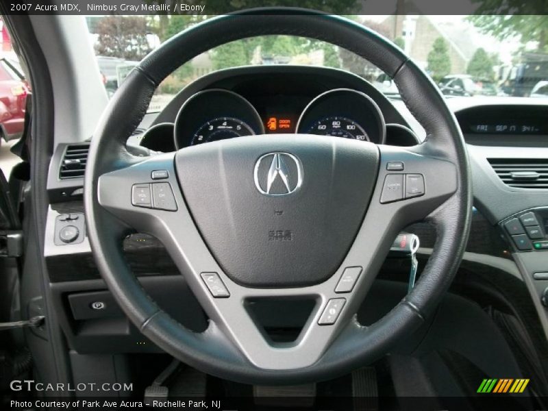 Nimbus Gray Metallic / Ebony 2007 Acura MDX