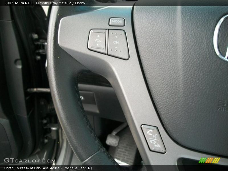 Nimbus Gray Metallic / Ebony 2007 Acura MDX