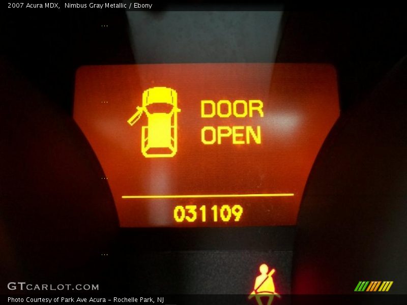 Nimbus Gray Metallic / Ebony 2007 Acura MDX
