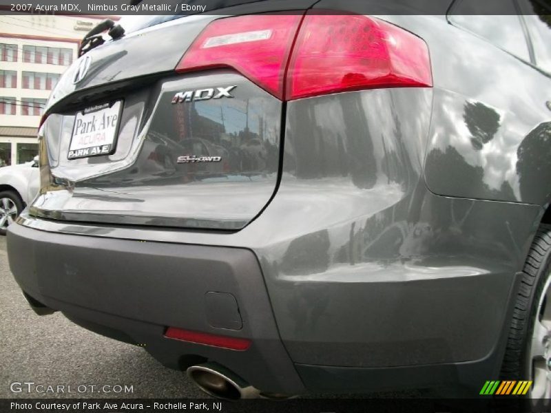 Nimbus Gray Metallic / Ebony 2007 Acura MDX