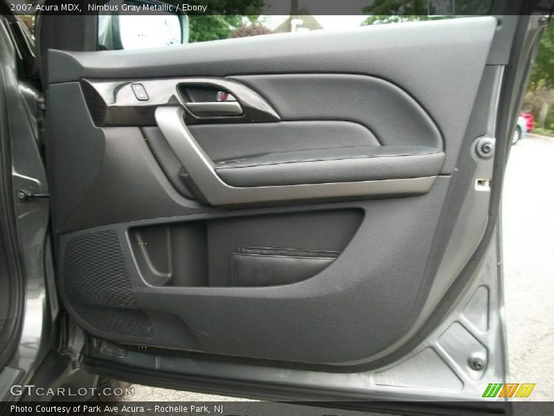 Nimbus Gray Metallic / Ebony 2007 Acura MDX