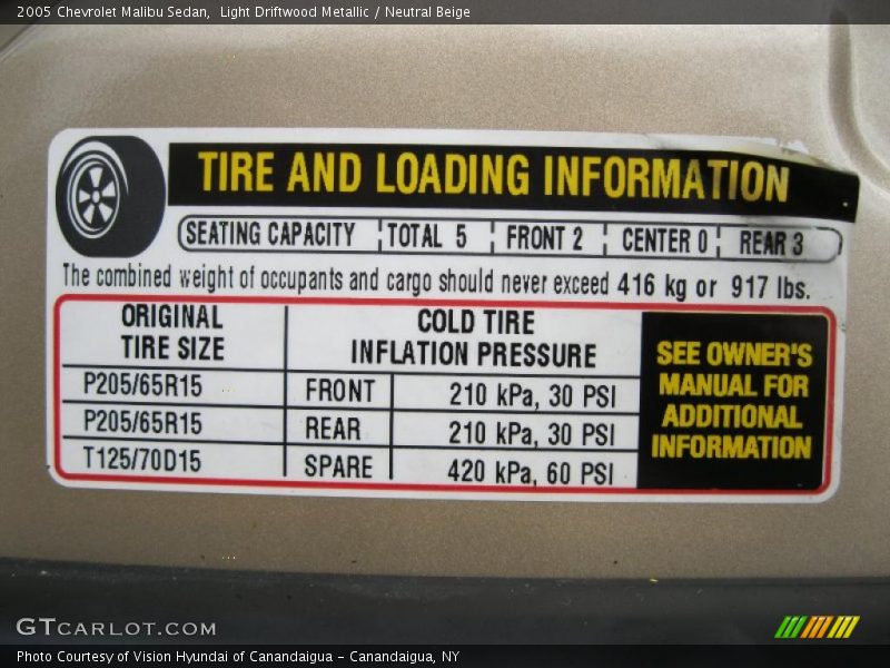Light Driftwood Metallic / Neutral Beige 2005 Chevrolet Malibu Sedan