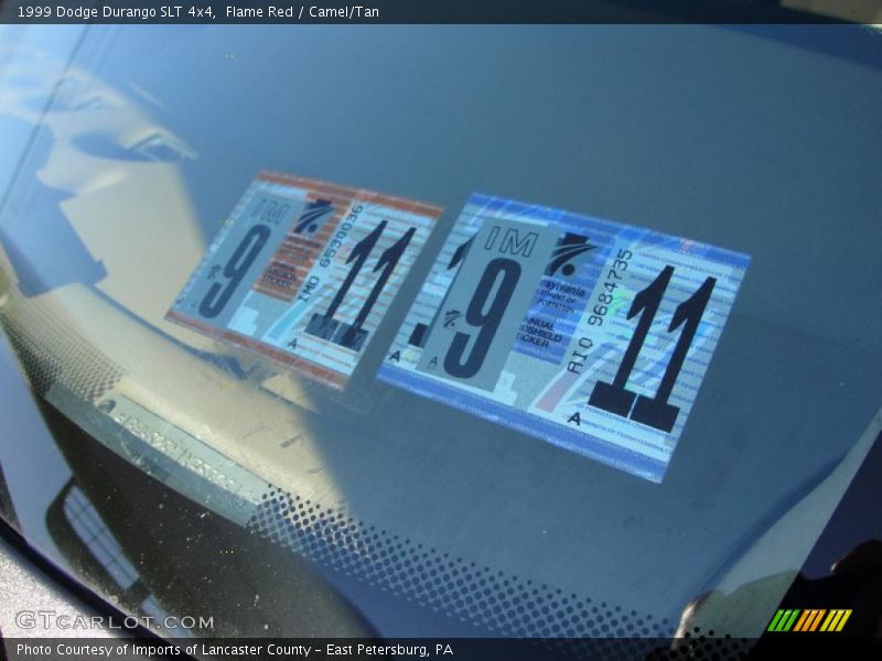 Flame Red / Camel/Tan 1999 Dodge Durango SLT 4x4