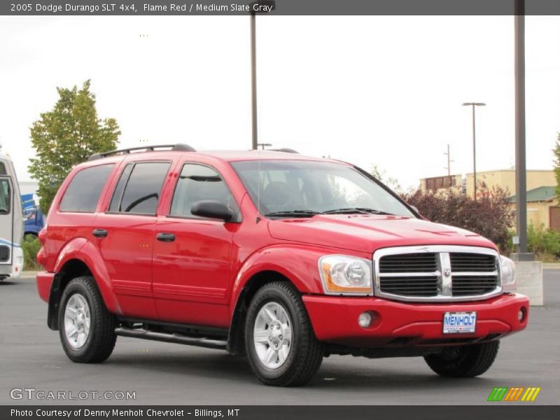 Flame Red / Medium Slate Gray 2005 Dodge Durango SLT 4x4