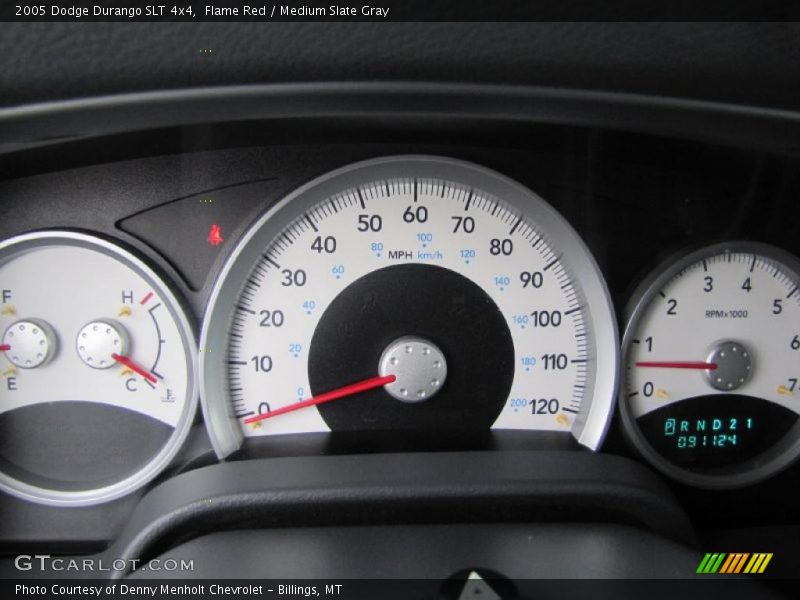 Flame Red / Medium Slate Gray 2005 Dodge Durango SLT 4x4