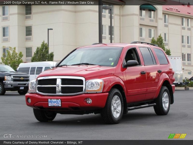 Flame Red / Medium Slate Gray 2005 Dodge Durango SLT 4x4