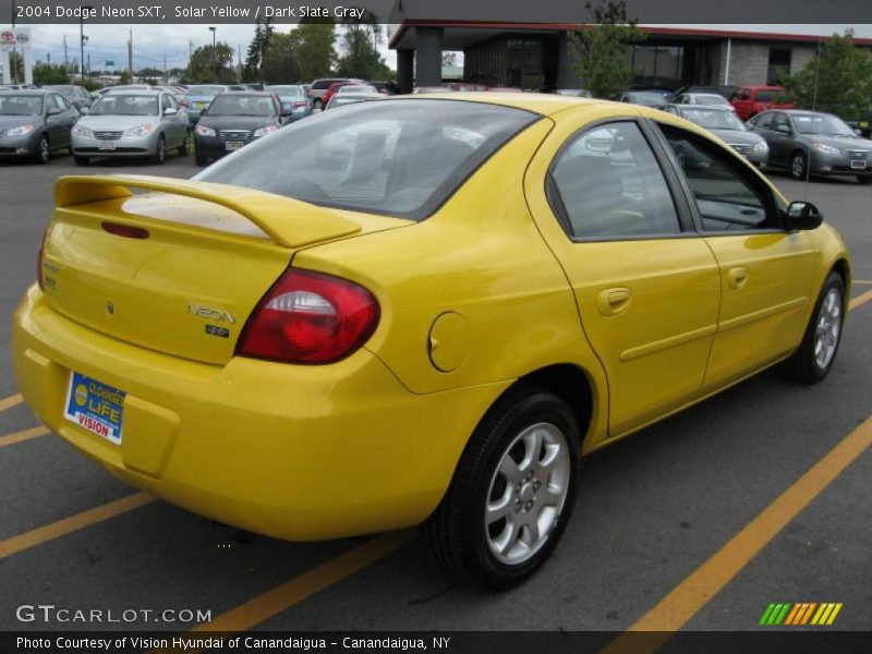 Solar Yellow / Dark Slate Gray 2004 Dodge Neon SXT