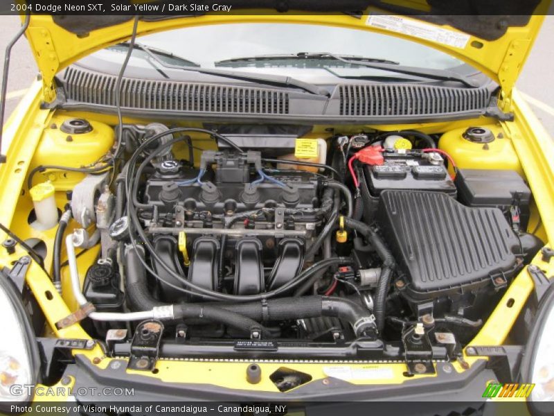 Solar Yellow / Dark Slate Gray 2004 Dodge Neon SXT