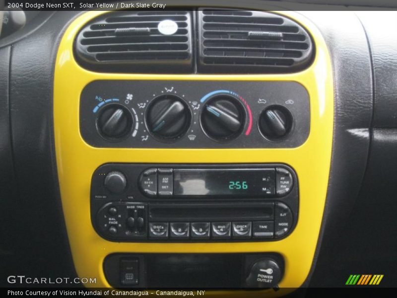 Solar Yellow / Dark Slate Gray 2004 Dodge Neon SXT