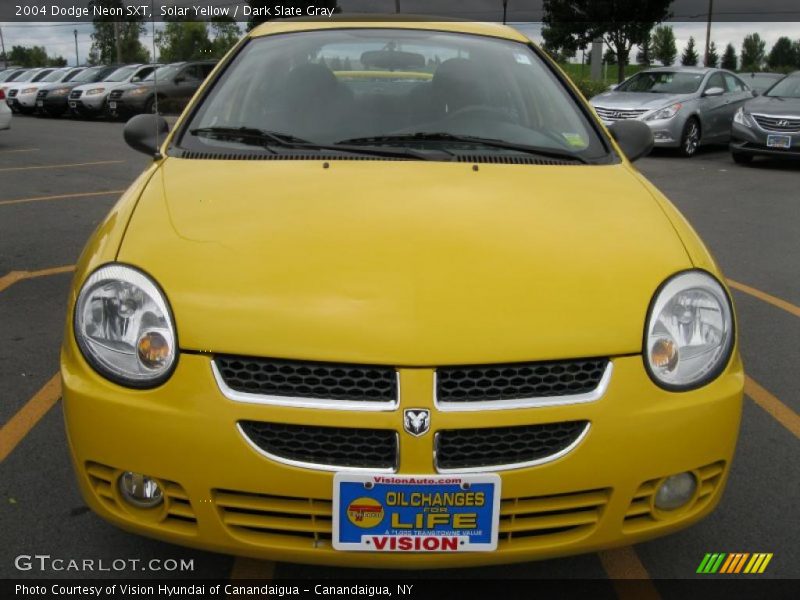 Solar Yellow / Dark Slate Gray 2004 Dodge Neon SXT