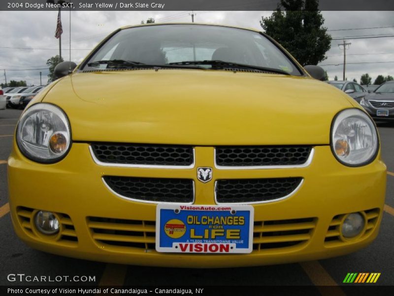 Solar Yellow / Dark Slate Gray 2004 Dodge Neon SXT