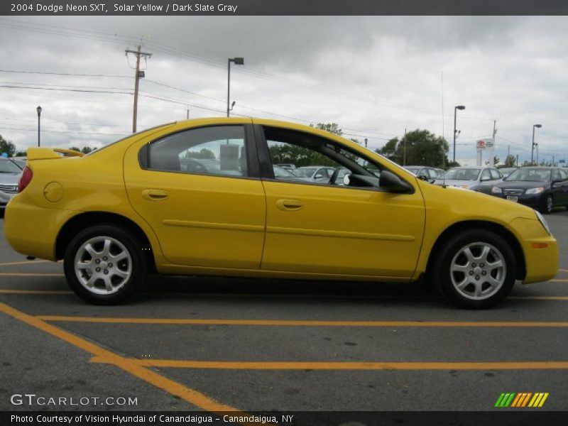Solar Yellow / Dark Slate Gray 2004 Dodge Neon SXT