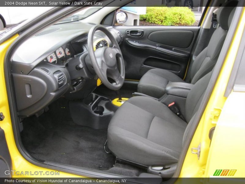 Solar Yellow / Dark Slate Gray 2004 Dodge Neon SXT