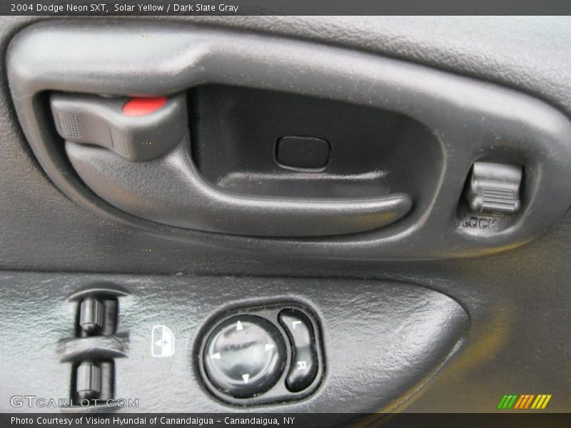 Solar Yellow / Dark Slate Gray 2004 Dodge Neon SXT