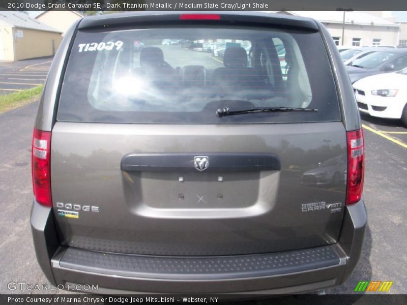 Dark Titanium Metallic / Medium Slate Gray/Light Shale 2010 Dodge Grand Caravan SE