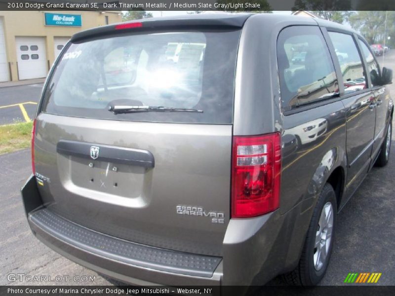 Dark Titanium Metallic / Medium Slate Gray/Light Shale 2010 Dodge Grand Caravan SE