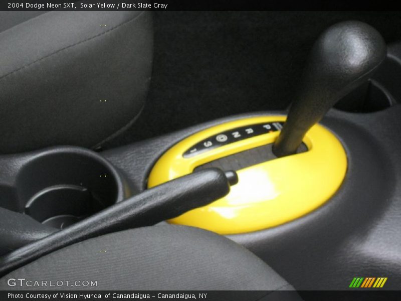 Solar Yellow / Dark Slate Gray 2004 Dodge Neon SXT