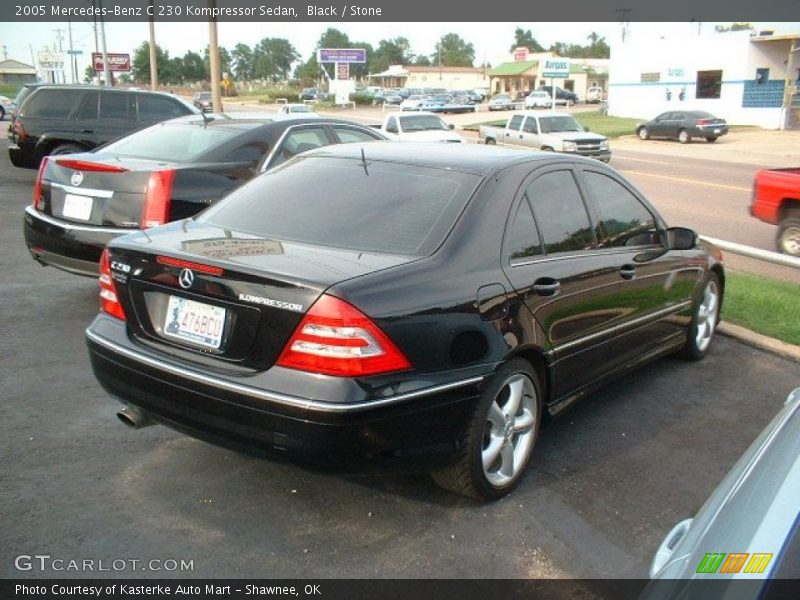 Black / Stone 2005 Mercedes-Benz C 230 Kompressor Sedan