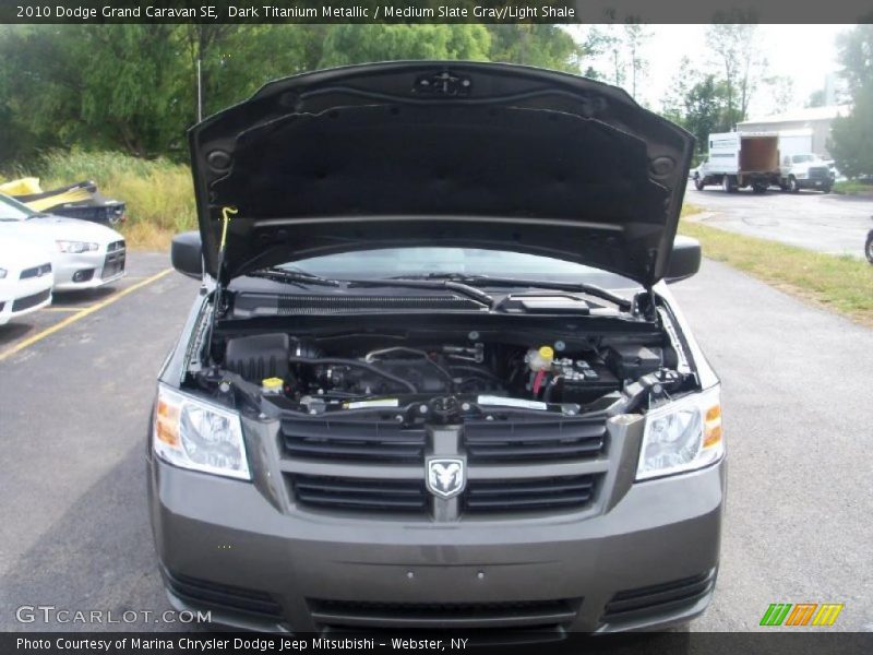 Dark Titanium Metallic / Medium Slate Gray/Light Shale 2010 Dodge Grand Caravan SE