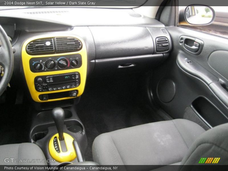 Solar Yellow / Dark Slate Gray 2004 Dodge Neon SXT