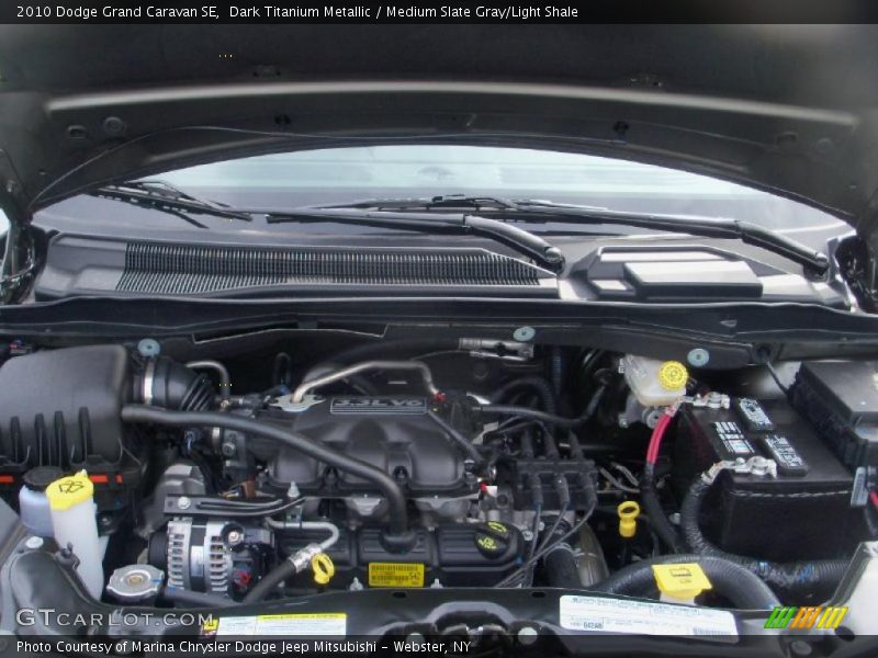 Dark Titanium Metallic / Medium Slate Gray/Light Shale 2010 Dodge Grand Caravan SE