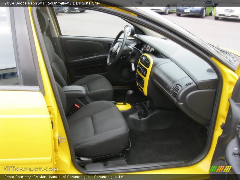 Solar Yellow / Dark Slate Gray 2004 Dodge Neon SXT