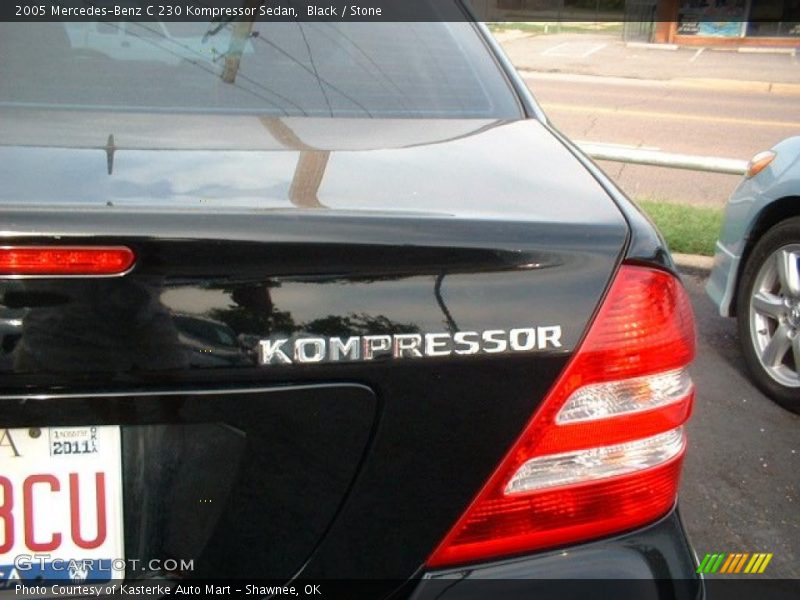 Black / Stone 2005 Mercedes-Benz C 230 Kompressor Sedan