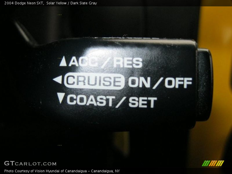 Solar Yellow / Dark Slate Gray 2004 Dodge Neon SXT