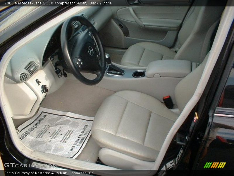 Black / Stone 2005 Mercedes-Benz C 230 Kompressor Sedan