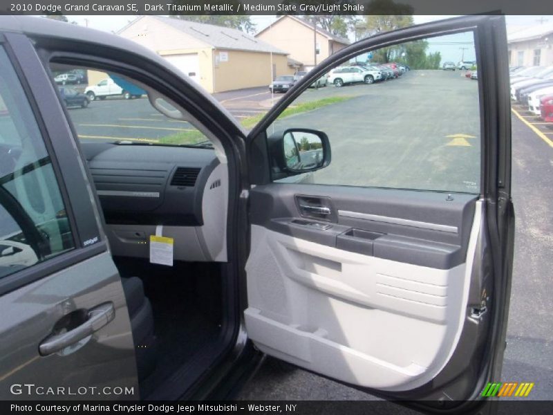 Dark Titanium Metallic / Medium Slate Gray/Light Shale 2010 Dodge Grand Caravan SE