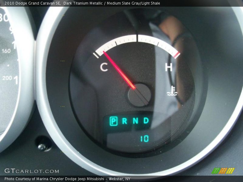 Dark Titanium Metallic / Medium Slate Gray/Light Shale 2010 Dodge Grand Caravan SE