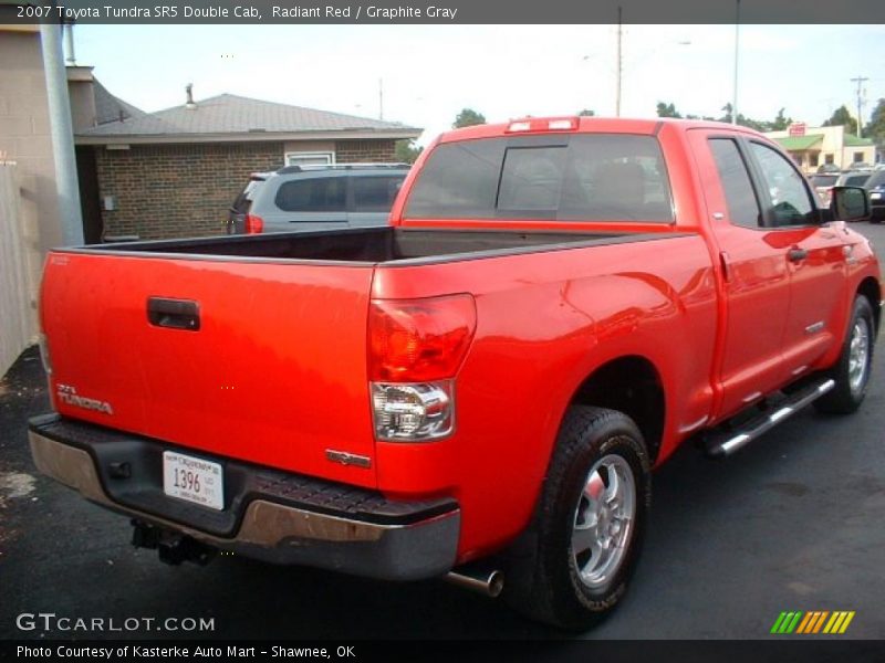 Radiant Red / Graphite Gray 2007 Toyota Tundra SR5 Double Cab