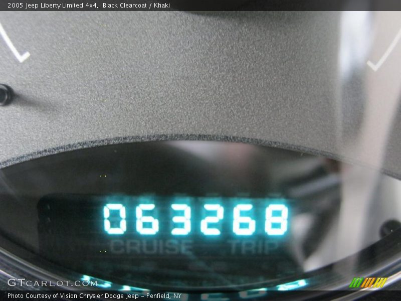 Black Clearcoat / Khaki 2005 Jeep Liberty Limited 4x4