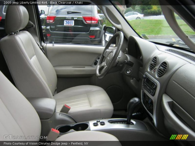 Black Clearcoat / Khaki 2005 Jeep Liberty Limited 4x4