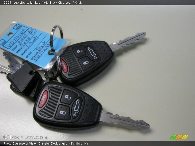 Black Clearcoat / Khaki 2005 Jeep Liberty Limited 4x4