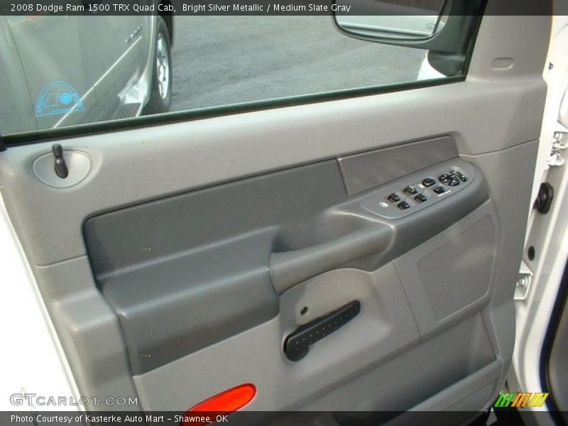 Bright Silver Metallic / Medium Slate Gray 2008 Dodge Ram 1500 TRX Quad Cab
