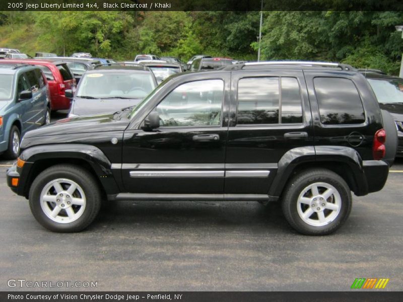 Black Clearcoat / Khaki 2005 Jeep Liberty Limited 4x4
