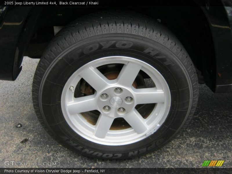 Black Clearcoat / Khaki 2005 Jeep Liberty Limited 4x4